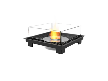 SQUARE 22 - Indoor/Outdoor built-in bioethanol fireplace by EcoSmart Fire - view 3